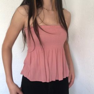 Pink tube top
